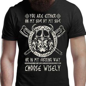 Mythology Viking Men Short Sleeve Tee Shirt